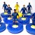 Subbuteo Andrew Table Soccer France 2022 World Cup Final Team on classic Hasbro bases